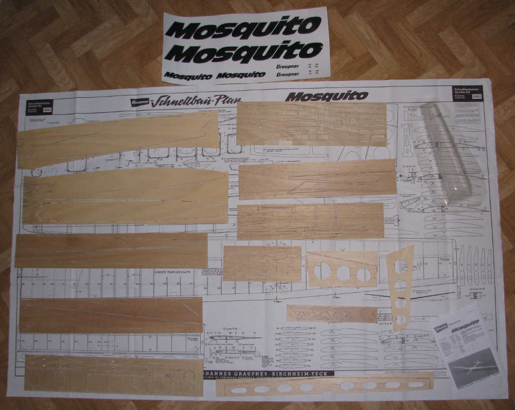 Graupner Mosquito Replik Bausatz